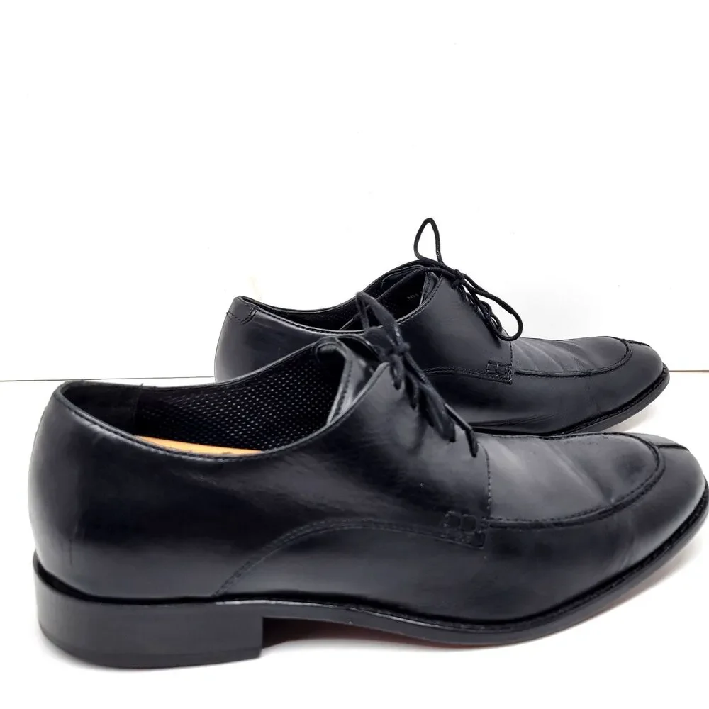 Cole Haan CO8100 Mens Black Leather Split Toe Derbys Size US 12 M Made In India